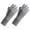 Gray, variant on THLKIF 1 Pairs Sun Protection UV Gloves for Women Fingerless Hand UV Protection Glove for Gel Manicures Summer Driving Biking Grey
