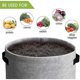 thumbnail image 4 of Bolsas para cultivo de patatas con solapa, 10 galones, paquete de 4, macetas con asas y ventana de cosecha para patatas, tomates y verduras, color negro y gris, 4 of 5