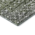 thumbnail image 3 of Addison Rugs Mayfield Premium Machine Washable Transitional Geometric Olive Rectangle Rug, 8' X 10' Machine Washable Transitional Geometric Olive Oversized Sherpa Throw Blanket, 3 of 7