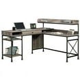 thumbnail image 4 of Pemberly Row Wood and Metal L-Shape Computer Desk in Northern Oak, 4 of 15