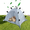 thumbnail image 1 of Tienda de campaña para Mascotas Salvador casa plegable refugio solar gris, 1 of 7