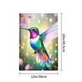 thumbnail image 4 of Amhnf Colorful Hummingbird With Flowers Garden Flag For Home Outdoor Garden Yard Decor 12x18 inch, 4 of 5