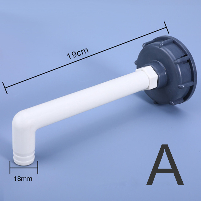 Hhdxre Plastic IBC Tank Adapter Garden Hose Connector Water Tank Hose Connector Replacement 1/2