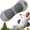 Light Gray, variant on 3 in 1 Back Therapy Upgraded Back Massager Triple Fusion Back Massager with Traction Vibration & Heat Portable Core Relief Electric Massage Cushion for Neck.