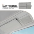 thumbnail image 3 of KAKOWELY car visor organizer Car Visor Organizer With Sunglasses Clip Document Holder Card Pouch Multi-Functional Car Card Sleeve Vehicle Interior Storage Pocket, 3 of 4