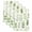 White, variant on Sage Green Leaves Kitchen Towels Set of 4, Summer Botanical Farmhouse Leaf Watercolor Absorbent Dish Towels for Kitchen, Microfiber Hand Towel, Quick Drying Tea Towel for Cleaning Dishcloths