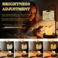 thumbnail image 4 of Black Candle Warmer Lamp with Timer Dimmer Watercolor Colorful Branches Leaves White Wax Candle Lamp Warmer for Jar Candle with 4 Bulbs Birthday Gifts for Women Mom Sister Farmhouse Home Decor, 4 of 8