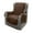 Chocolate, variant on Home Details Polyester Recliner Slipcover, Burg and Black