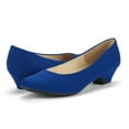 thumbnail image 2 of Dream Pairs Women Fashion Heel Pump Shoes Low Chunky Slip On Round Toe Shoes Comfort Pumps for Work, 2 of 3