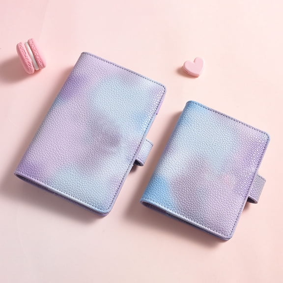 Fanshiluo Saving Wallet Binder,6 Ring Binder,Cash Binder Notebook Planner,Money Organizer Folder For Work And Travel