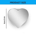 thumbnail image 2 of MODANU 2Pcs Heart Shaped Blind Spot Mirror Upgrade HD Heart Car Accessories Wide Angle Rearview Mirror Accessories Fit for Car SUV Truck, 2 of 7