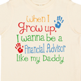 thumbnail image 4 of Inktastic Financial advisor like Daddy Boys or Girls Toddler T-Shirt, 4 of 5