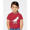 thumbnail image 2 of Wild Bobby Rawr Cute T-Rex Dinosaur Valentine's Day Red Heart T Rex Dino Dinosaurs Baby Clothes 1st Valentines Day Toddler Crew Graphic T-Shirt, 2 of 6