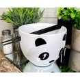 thumbnail image 7 of Whimsical Ceramic White Giant Panda Bear Ramen Noodle Bowl With Chopsticks Set, 7 of 7
