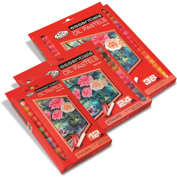 essentials(TM) Oil Pastels 12/PkgAssorted Colors