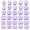 #A01-Purple, variant on 30-Piece Numbered Pencil Caps 1-30 for Classroom Organization, Purple Soft Silicone Pencil Protectors for Students, Teachers & Artists – Prevent Eraser Wear & Loss