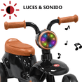 thumbnail image 2 of Montable Correpasillos para Niños con Luz y Sonido Coche Musical Apto a Partir de 1 año y Soporta hasta 16 kg - Negro, 2 of 7