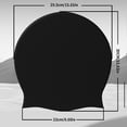 Silicone Swimming Cap Women's Long Hair Special Ear With No Cut Head