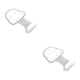 thumbnail image 4 of Injueey Puerto de carga ultrafino para teléfono móvil, tapas antipolvo de silicona para teléfono móvil, a prueba de polvo, a prueba de sudor, Tipo 2 Claro 2piezas, 4 of 5