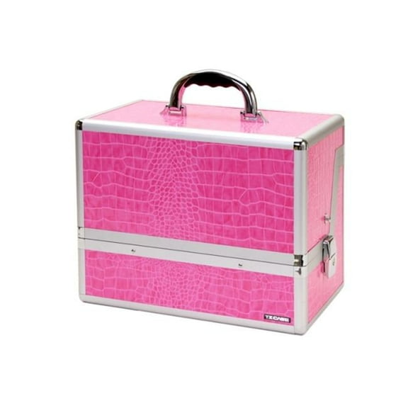 TZ Case  Mini Pro Beauty Organizer Case - Pink Alligator