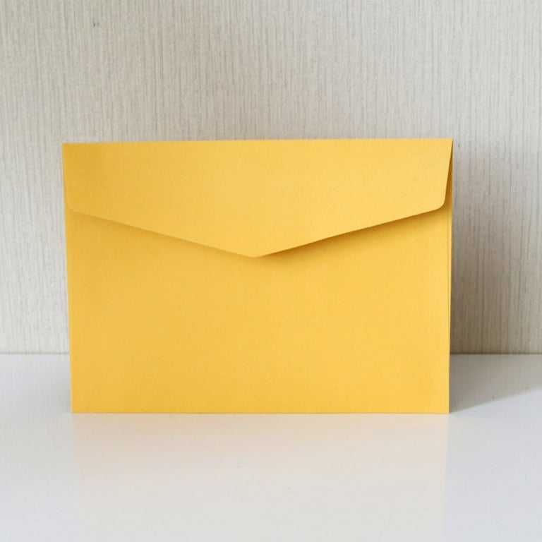  20PCS Colorful Envelopes Solid Color Envelope
