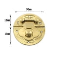 thumbnail image 4 of HINTRMENT Golden Wooden Box Latch Retro Antique Hasps Durable Vintage Hardware for Box, 4 of 8