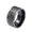 Black, variant on Men's Stainless Steel Vintage Classic Chinese Style Engraved 4 Guardia Beasts Finger Ring Jewelry Silver Size 9