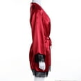 thumbnail image 3 of Faithtur Robe de Nuit en Dentelle pour Femmes Robe de Nuit Imitation Soie Glacée, 3 of 8