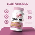 thumbnail image 4 of (2 Pack) Retikora Capsules, Official Retikora Formula Hair Care Pills for Thicker, Fuller, and Healthier Hair, The Ultimate Hair Revival and Regrowth Solution, Reviews (120 Capsules), 4 of 10