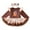 A01-Brown1, variant on FYDUU Halloween Baby Girl Outfit Set Cute Pumpkin Long Sleeve Dress With Shoes 3 Piece For Toddler Party Holiday Dress Up Comfy Versatile 6-12 Months