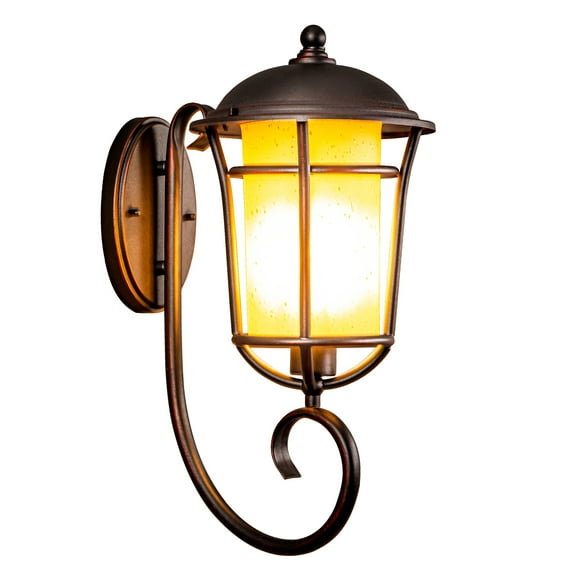 GZBtech Outdoor Wall Sconce Lantern Waterproof Exterior Wall Light Fixtures Front Porch Lights