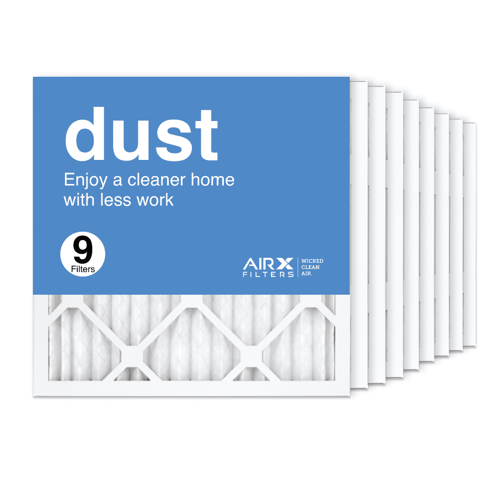AIRx Filters Dust 16x16x1 Air Filter Replacement MERV 8 AC Furnace Pleated Filter 12-Pack