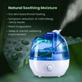 thumbnail image 6 of Cool Mist Humidifiers for Bedroom & Large Room (2.5l Water Tank) Quiet Ultrasonic Air Humidifier For Babies Nursery, Office, Indoor Plants & Whole House -Adjustable 360 Rotation Nozzle, Auto-Shut Off, 6 of 8