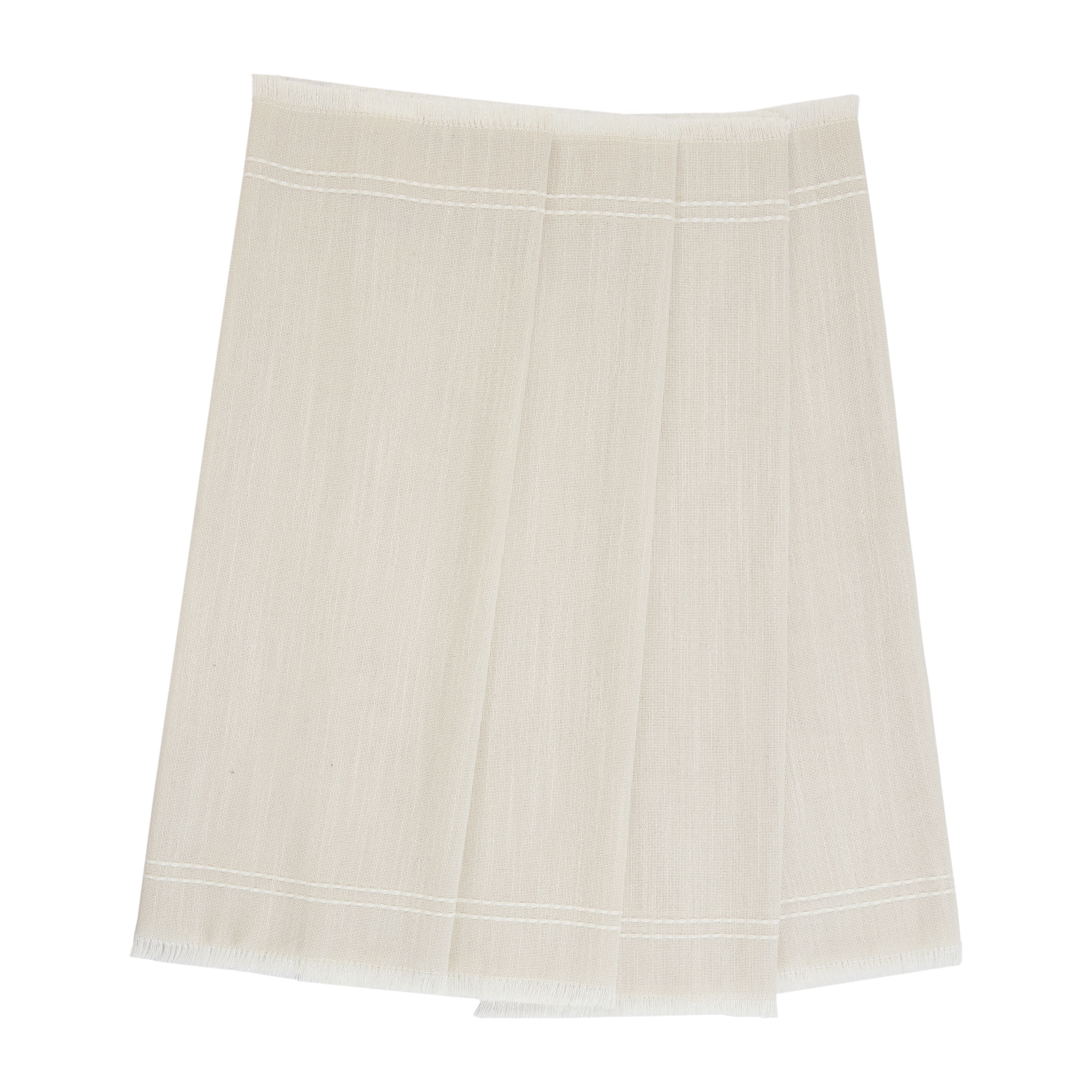 (2 pack) Better Homes & Gardens BG FRINGE 4PK NP - 20 x 20 - Beige - 57% Polyester/43% Cotton