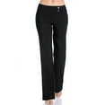 thumbnail image 4 of MixMatchy Women's High Waist Slim Boot-Cut Stretch Office Pants Trousers, 4 of 5
