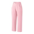 thumbnail image 4 of Women'S Pants Ladies Casual Pants Pink Pants for Women Loose Pants Elastic Waist Pants for Women With Pockets Womens Summer Outfits, 4 of 7