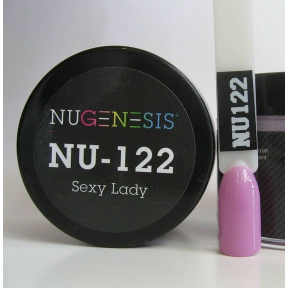 NUGENESIS Nail Color Dip Dipping Powder 1.5oz/jar - NU122 Sexy Lady