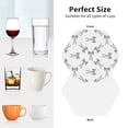 thumbnail image 6 of Kdxio Antenna Icon Funny Coasters,4 Pcs Leather Coasters,Housewarming Gifts,Protect Furniture from Water Marks Scratch and Damage, 6 of 6