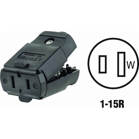 Leviton 102 Wire Connector in Black — UL Listed for US Residential Electrical Code Compliance, Drop-in NEC-Standard Wiring