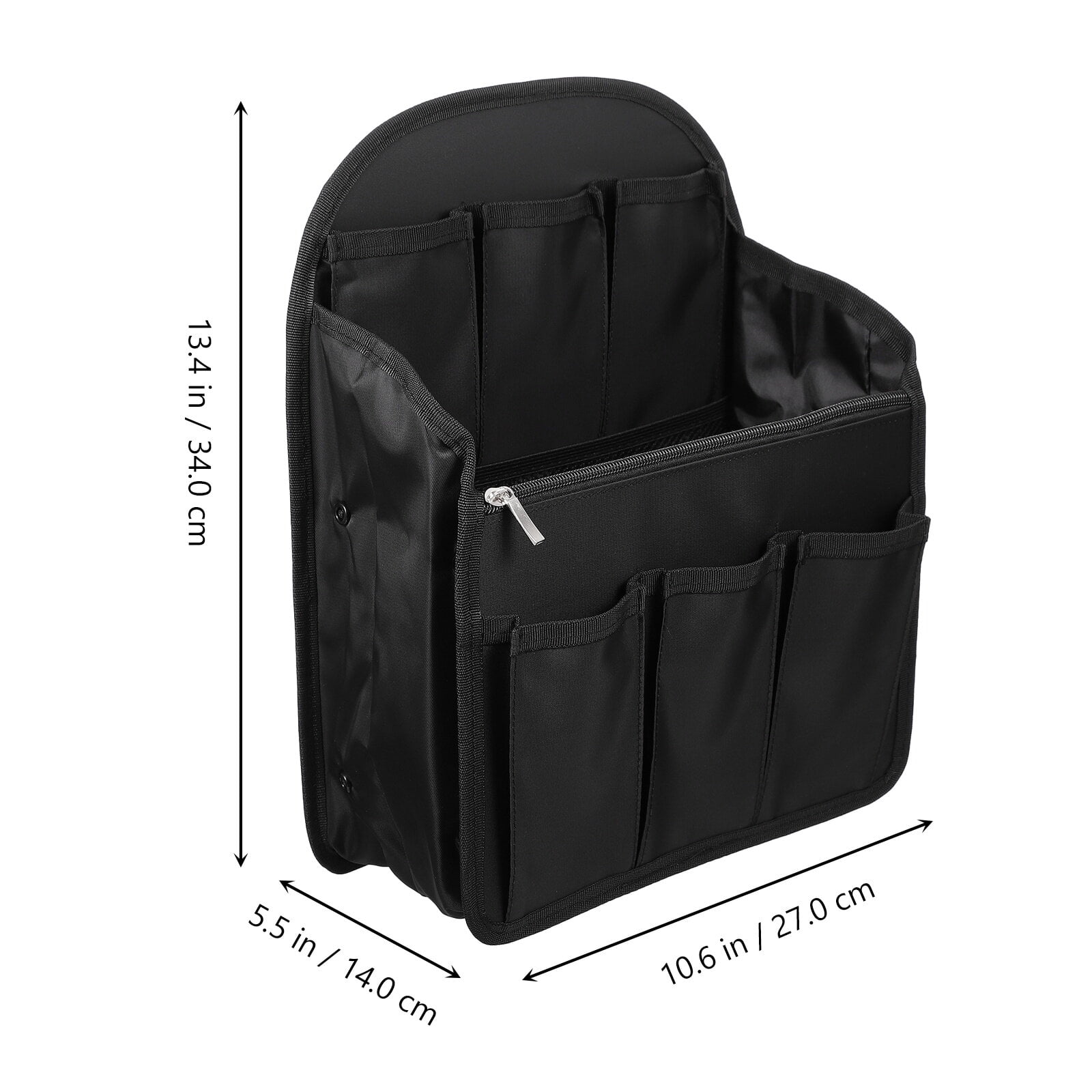 1pc Multi slots Divided Backpack Interior Bag Backpack Organizer Insert Black Walmart