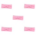 thumbnail image 1 of Yuarrent Diadema elástica Banda para el cabello transpirable Banda para el sudor Accesorios para la cabeza Rosa Rosado 5Conjunto, 1 of 6