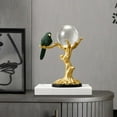 thumbnail image 5 of Escultura de Pájaros del Árbol Zulema Resina Verde 19x10x26.5cm, 5 of 5