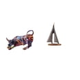 thumbnail image 1 of Estatua de toro de resina,Pintura Resina Toro Estatua Escultura Inicio,Figuras de animales de toro para decoración de mesa,Escultura de velero,Estatua de velero Decoración de velero Barco de, 1 of 8