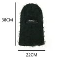 thumbnail image 2 of Distressed Knitted Beanie Hat for Men Fuzzy Winter Full Face Hip-Hop Balaclava Unisex Masks Funny Neck Warmer Skull Cap, 2 of 3