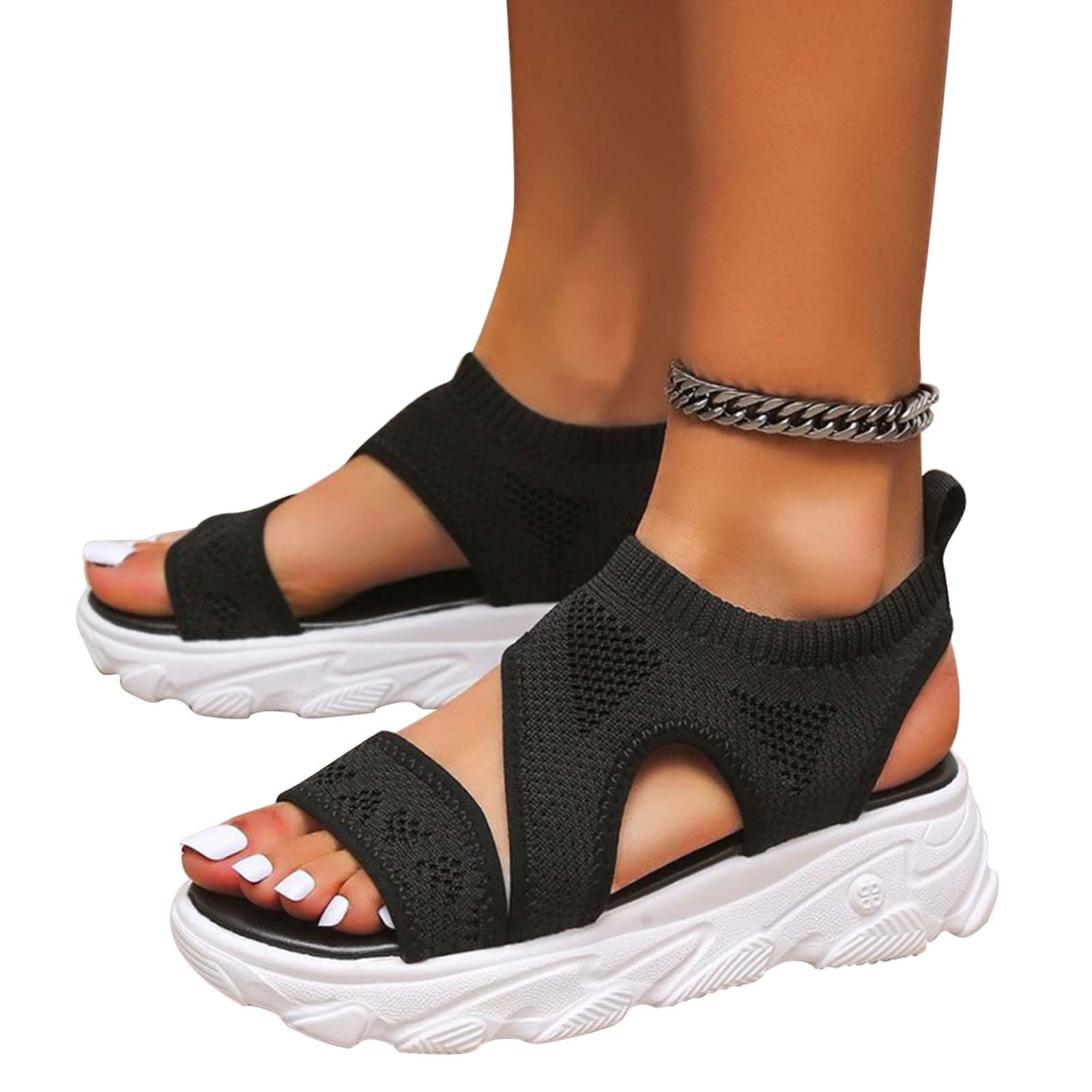 Platform muffin sandals best sale