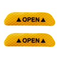 thumbnail image 1 of koolsoo 2Pcs Car Door Reflective Stickers Warning Mark car Accessories Universal Yellow, 1 of 9