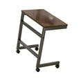 thumbnail image 4 of simhoa Table d'Extrémité Meuble Table de Nuit avec Roulettes pour Jardin Porche Chambre Brun, 4 of 8