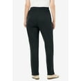 thumbnail image 2 of Woman Within Plus Size 7-Day Knit Ribbed Straight-Leg Pull-On Pants, 2 of 3