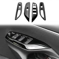 thumbnail image 5 of Car Glossy Black Window Glass Lift Button Trim Switch Cover Door Armrest Panel for YARiS 2020-2023 L, 5 of 5