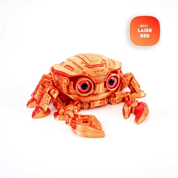 1pc 3D Printing Mechanical Crab Joint Movable Model Novelty Adult Anti-stress Figurine Miniature Desk Accessories Birthday